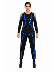 Tron-Kostüm für Damen Größe M Neu – hochwertige Qualität, ideal für Karneval, Mottopartys und besondere Veranstaltungen 2